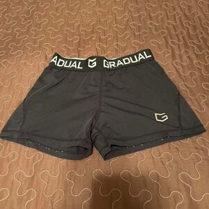 Black workout shorts